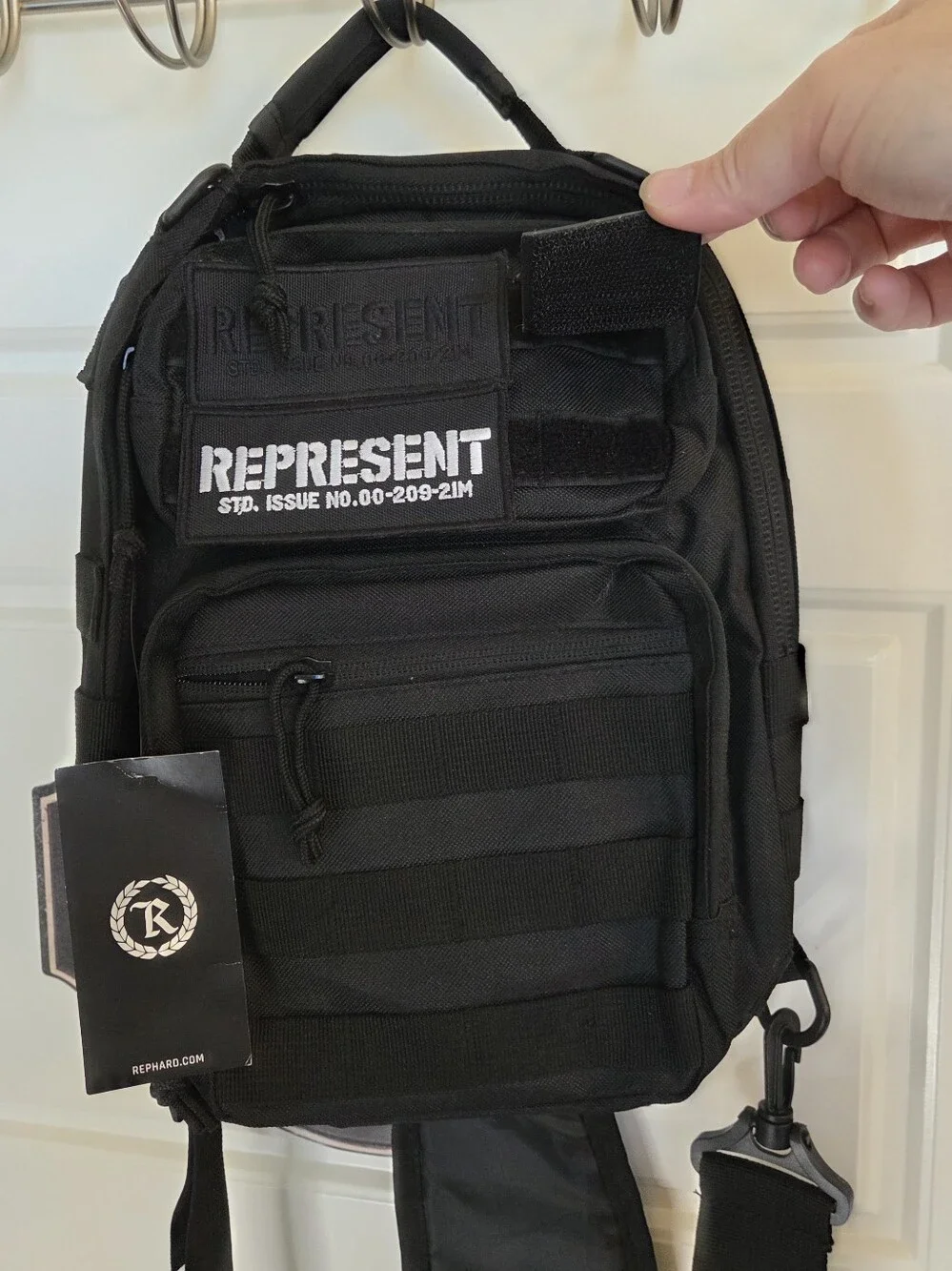 Represent Ltd REPHARD Tactical Sling Backpack MOLLE Black NWT Nate Diaz
